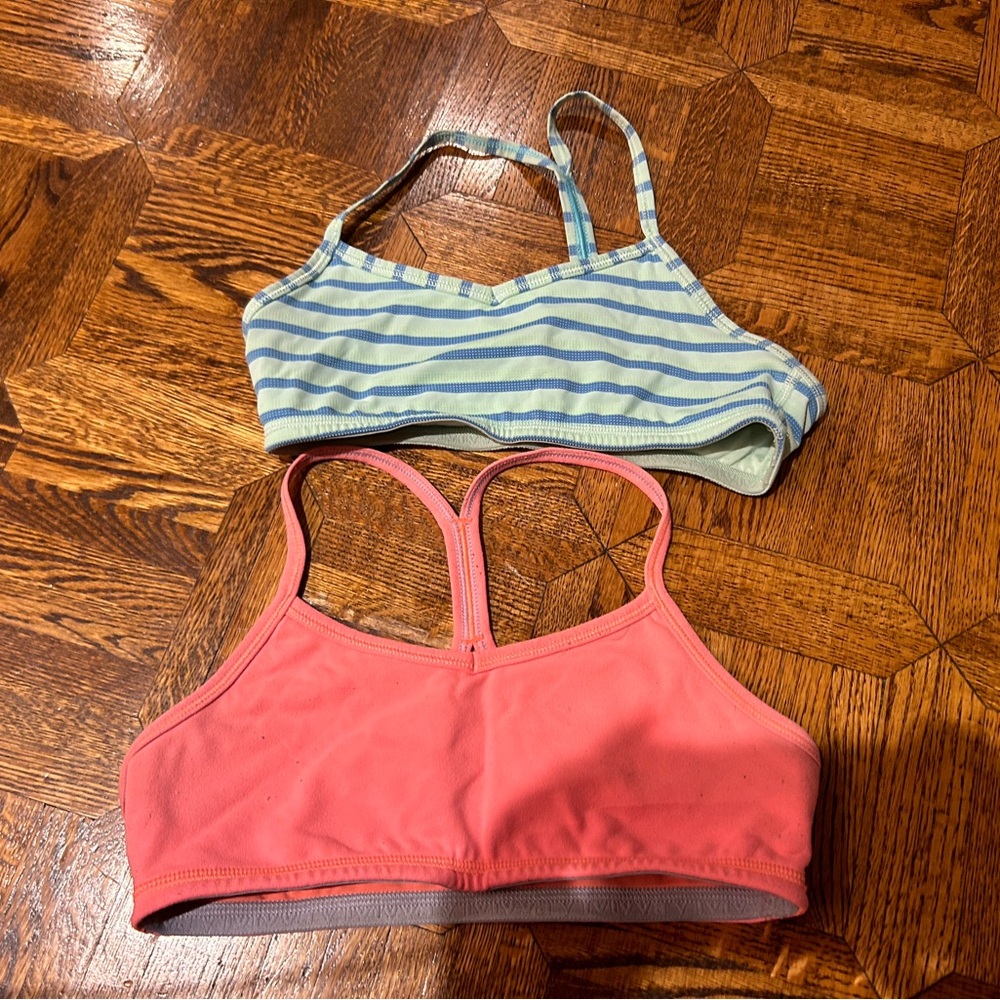 Ivivva sports bras with ability to add cups